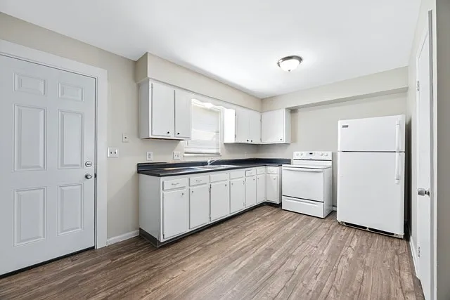 featuring a modern kitchen designed for both style and functionality