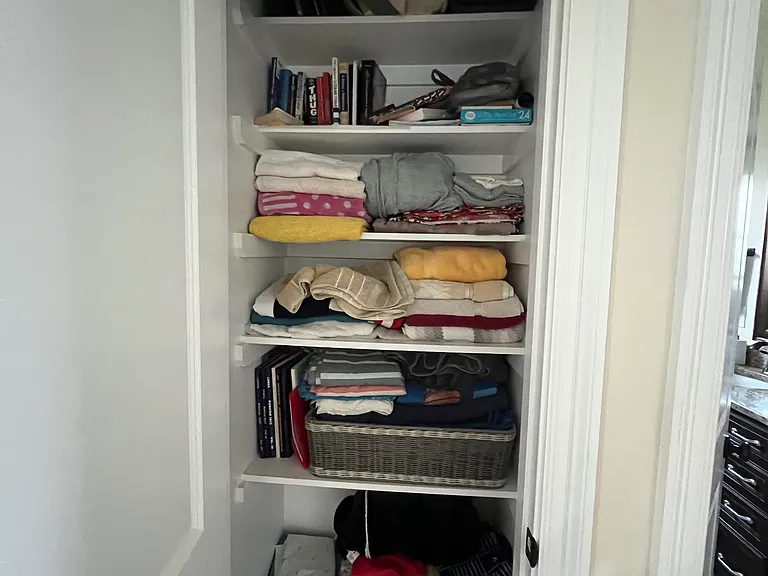 Guest bathroom storage