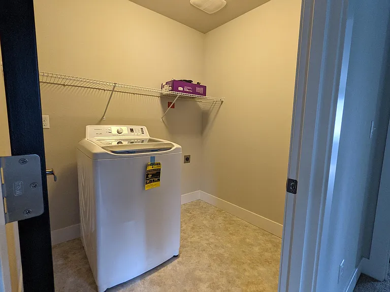 Laundry Room. Awaiting Brand new Dryer to go in this week