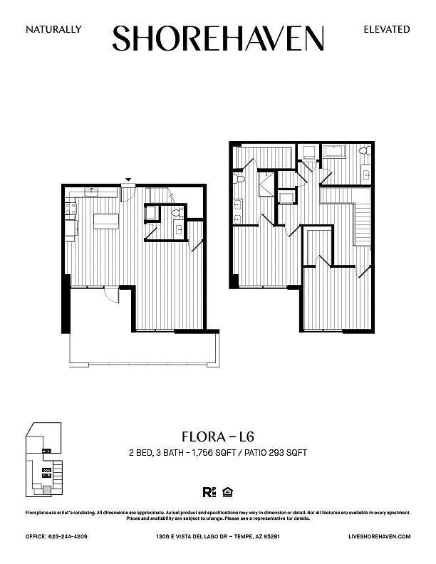 Floor plan Flora - L6
