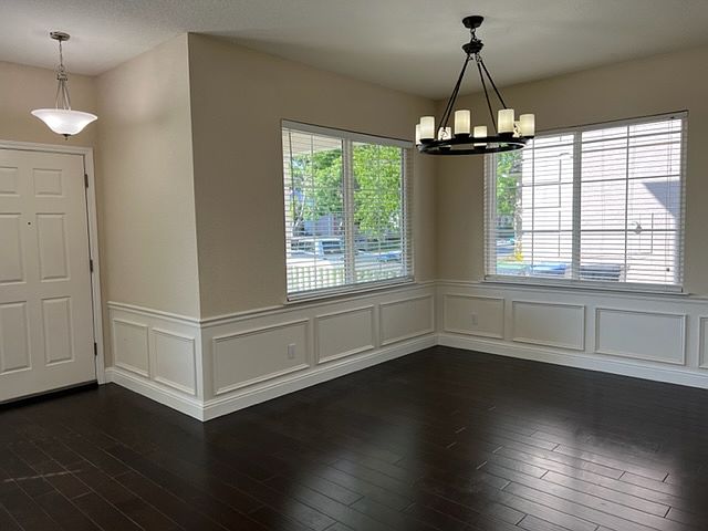 Entry and dining area