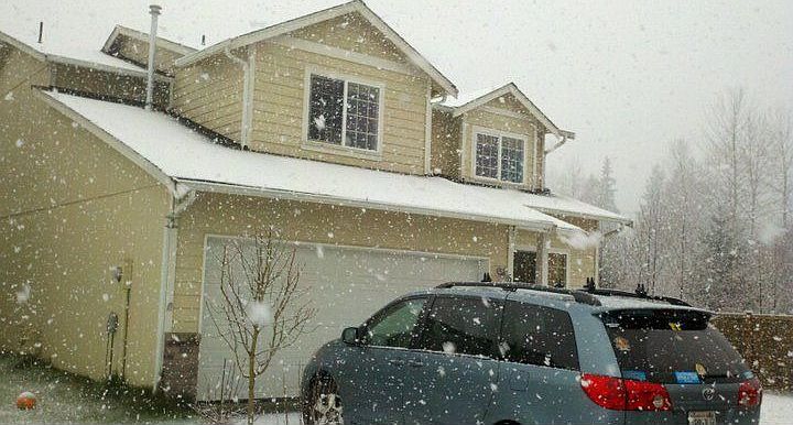 Snowy Day from Drive way