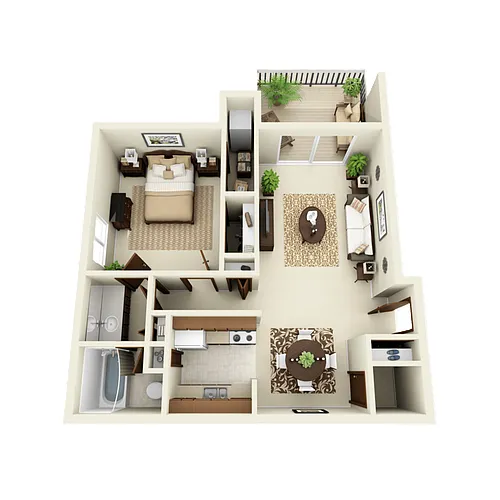 Floor plan 1B