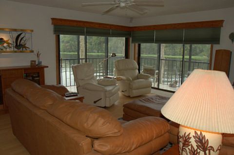 Living Room and River View