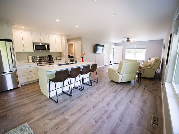open concept kitchen/living room