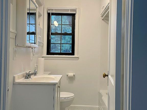 Bathroom from the hallway