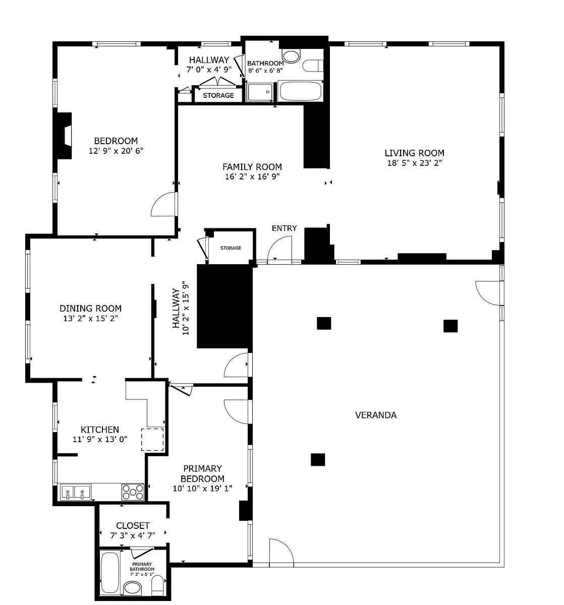 Floor plan Penthouse