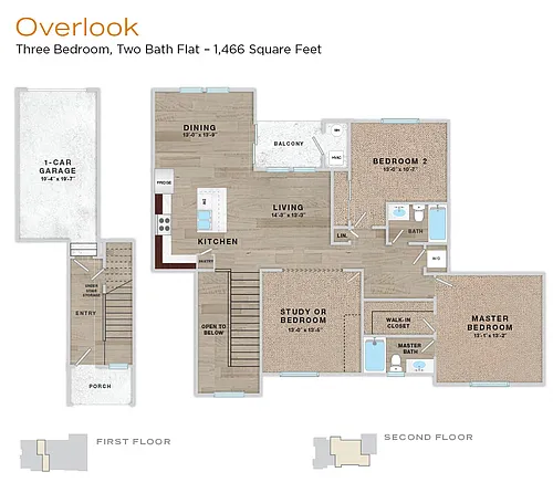 Floor plan Park - Overlook 3/2.5