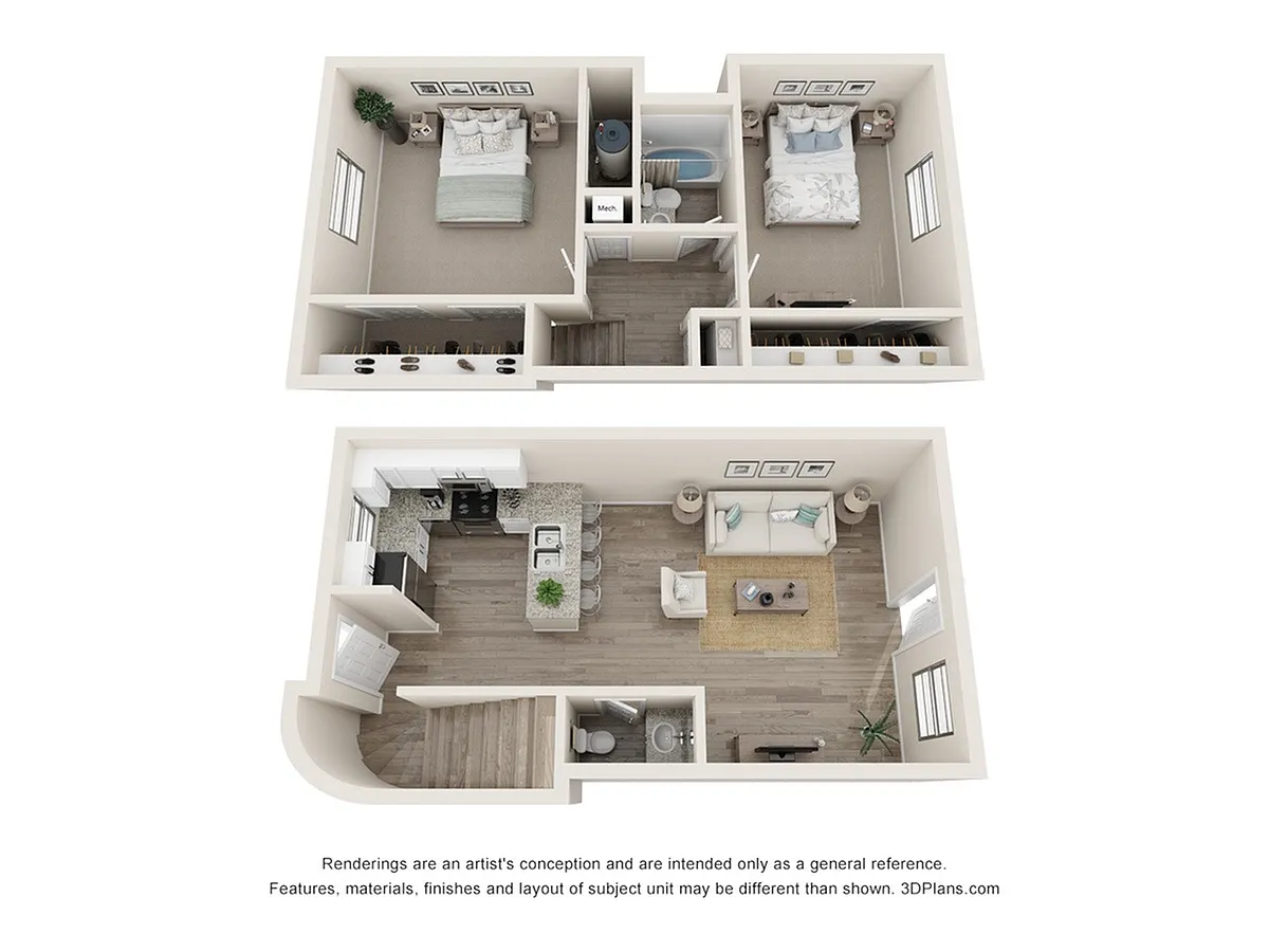 Floor plan Cottage Townhouse