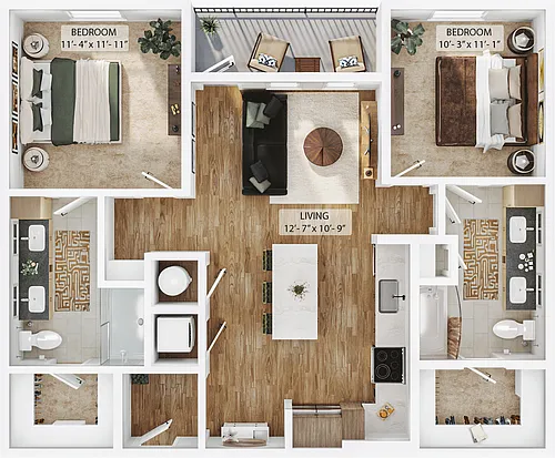 Floor plan B1