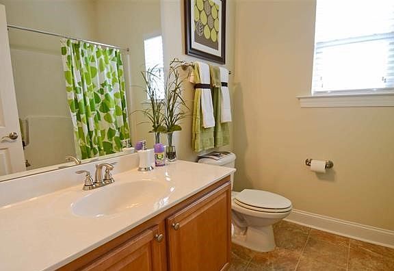 Model home; selections vary.