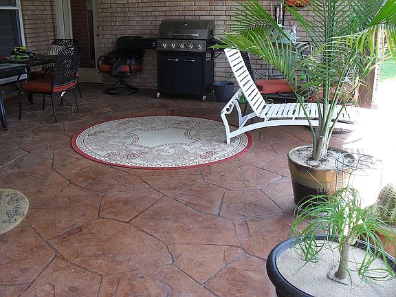 stamped concret 