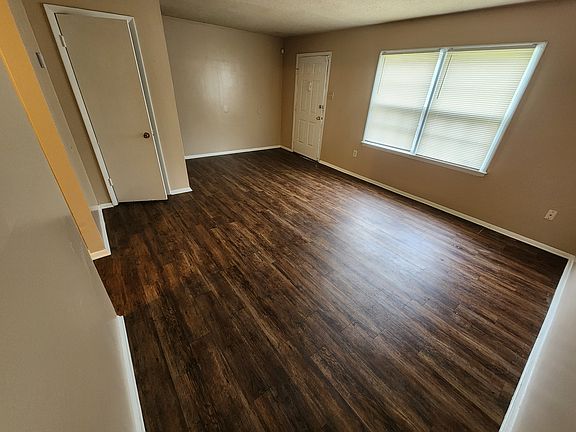 Living room with closet