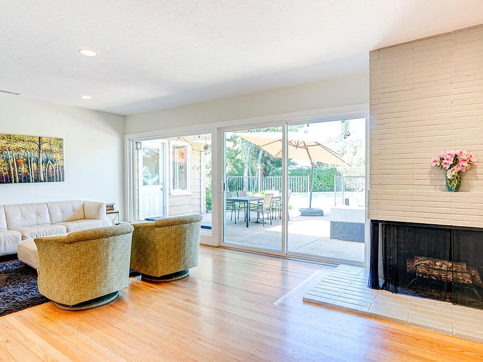 Living room beside the kitchen
