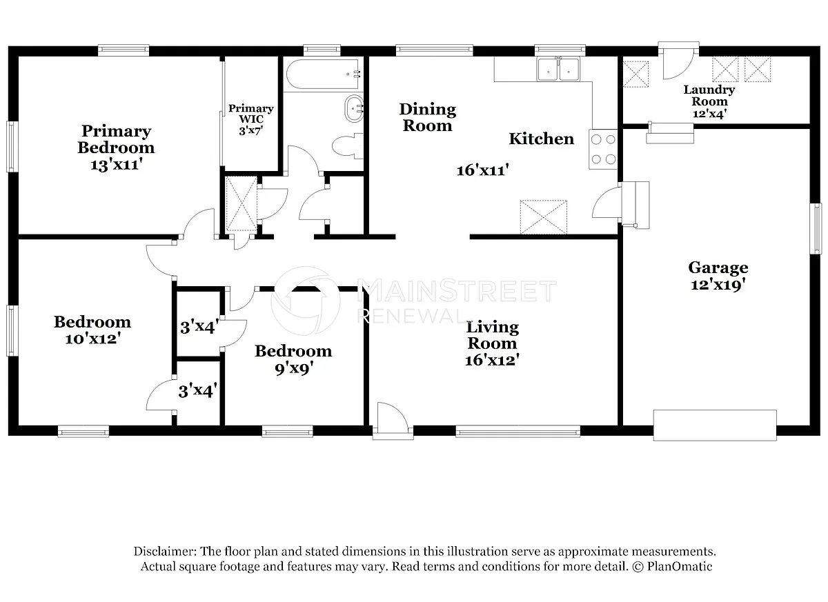 Floor Plan - 10712 Bennington Ave
