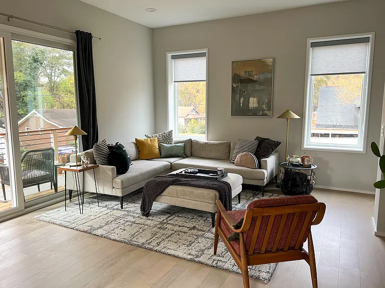 Living Area with balcony