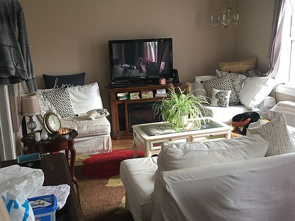 Large living room with south facing windows.