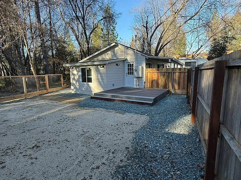 Back yard deck Area