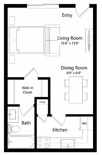 Floor plan S1-E