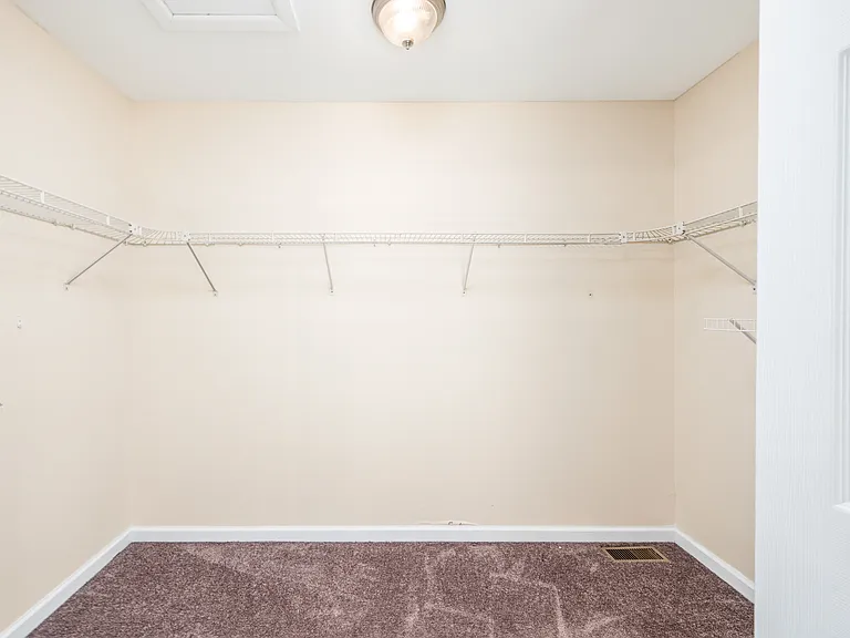 Main bedroom walk in closet