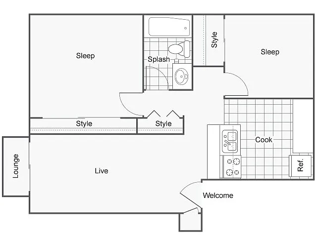 Floor plan Dorado