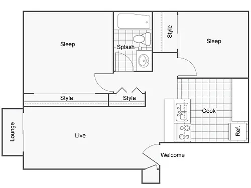 Floor plan Dorado