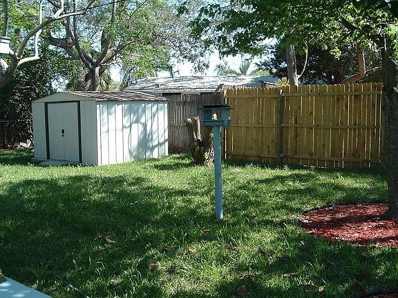 Back Yard with privacy fence