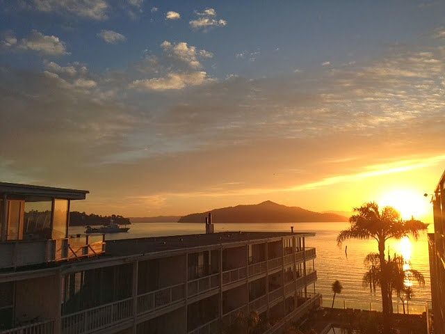 Sunrise view from Living room