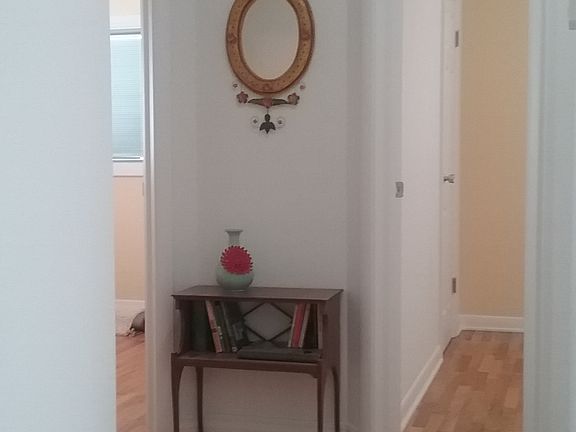 Hall to 2 bedrooms/1 bath