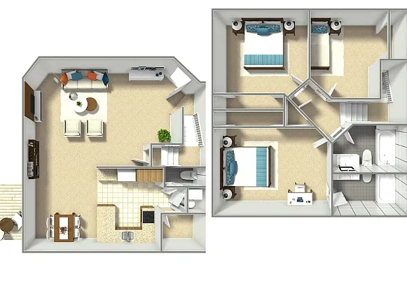 Floor plan Meadow Townhome