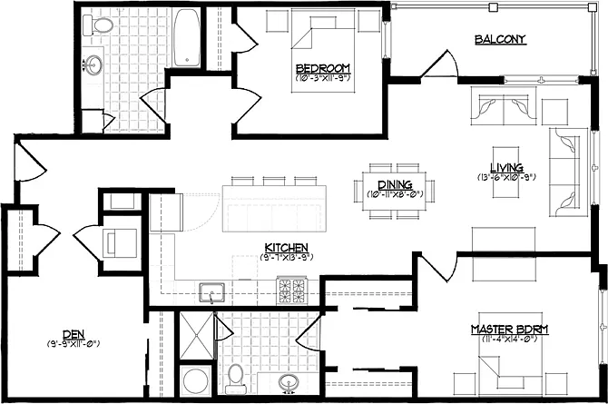 Floor plan B2