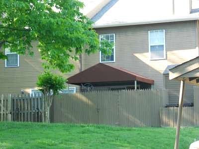  Back View of fenced in pati