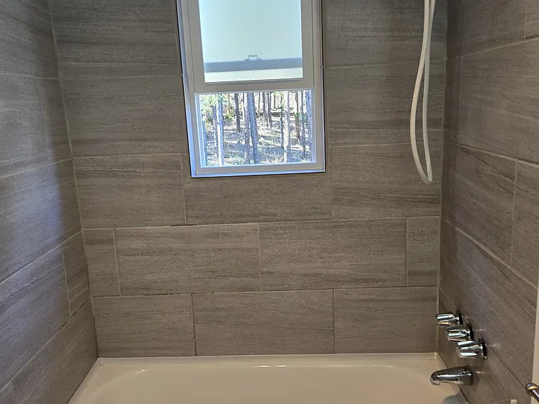 Upstairs new shower
