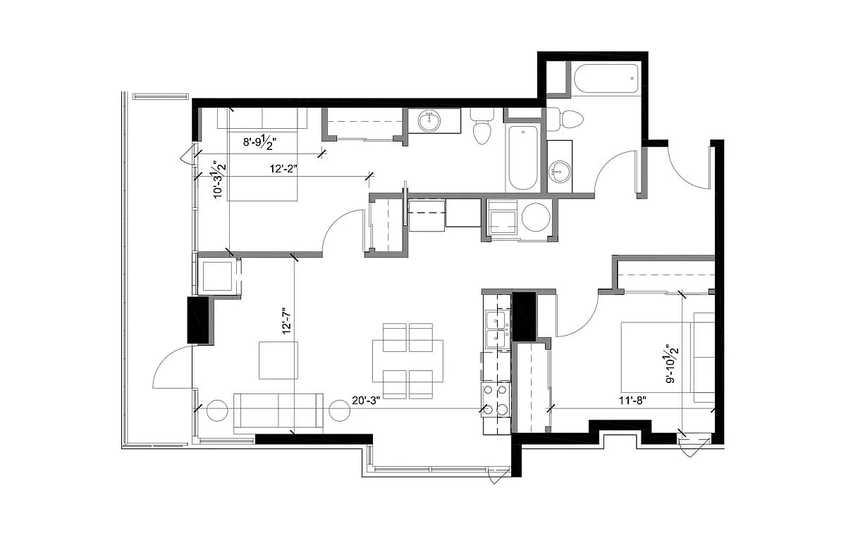 Floor plan Floorplan H