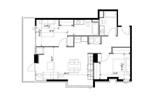 Floor plan Floorplan H