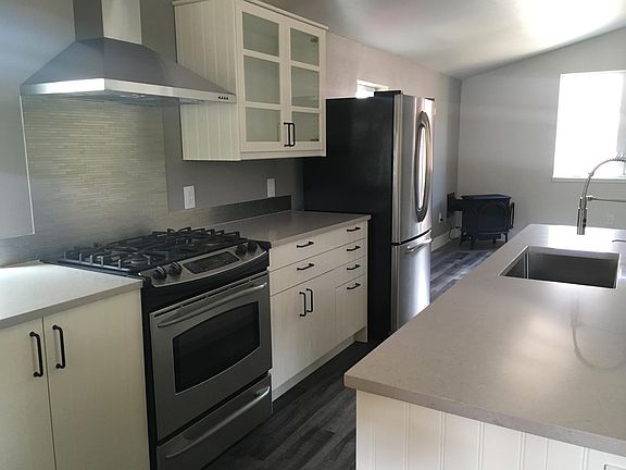 Kitchen toward living room