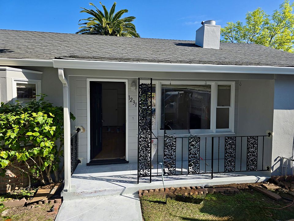 Front of home. Newly painted