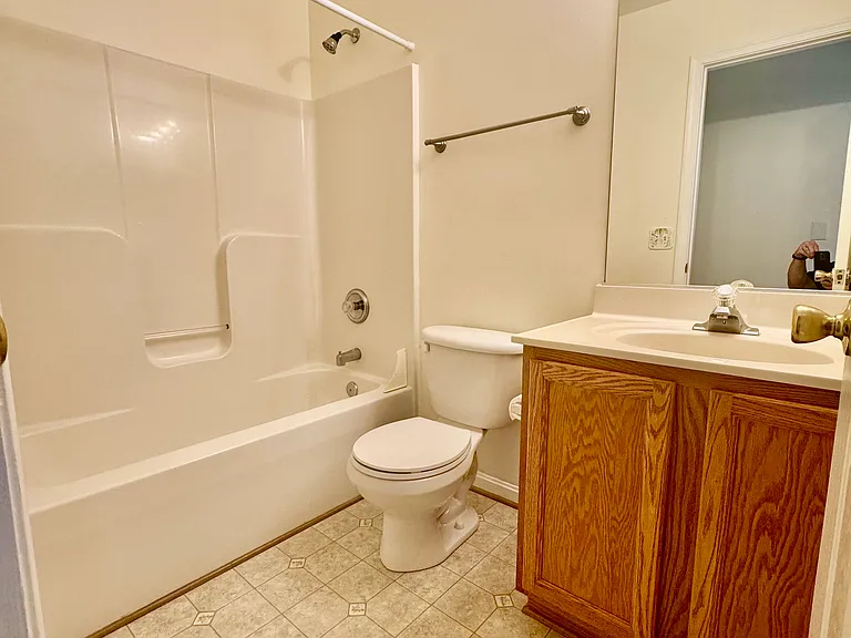 Hallway bathroom