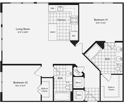 Floor plan B8