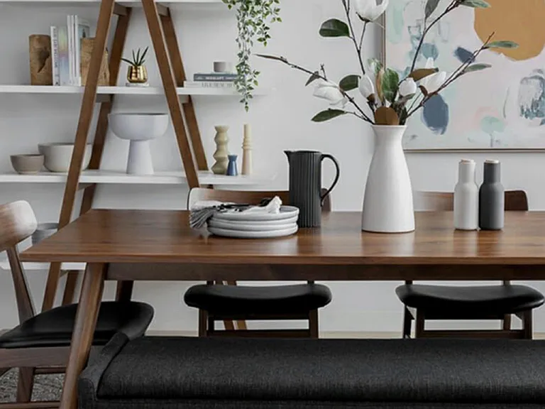 Spacious dining area