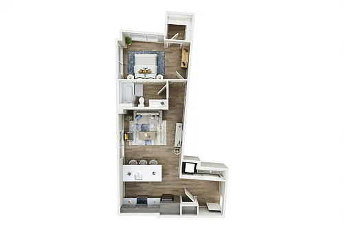 Floor plan 1X1 - C11