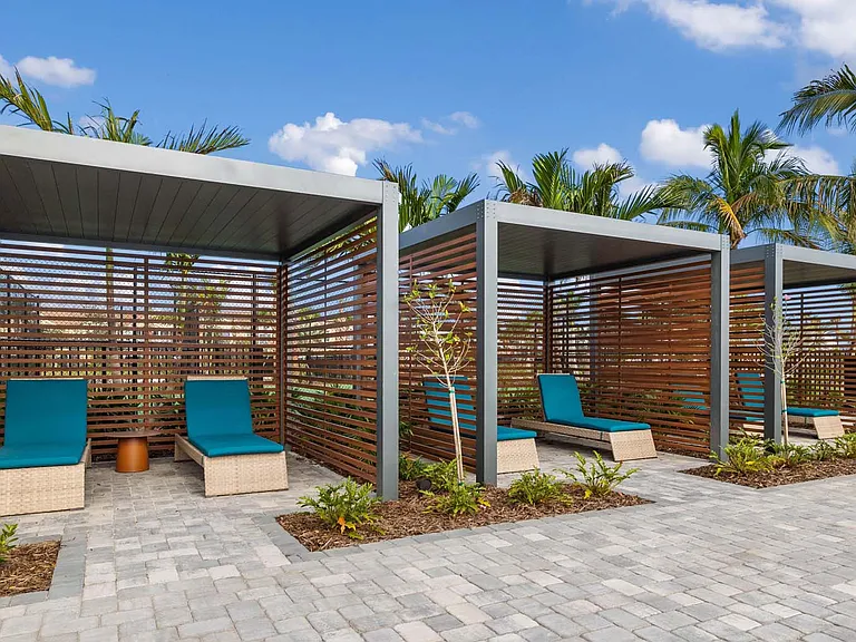 Poolside Cabanas
