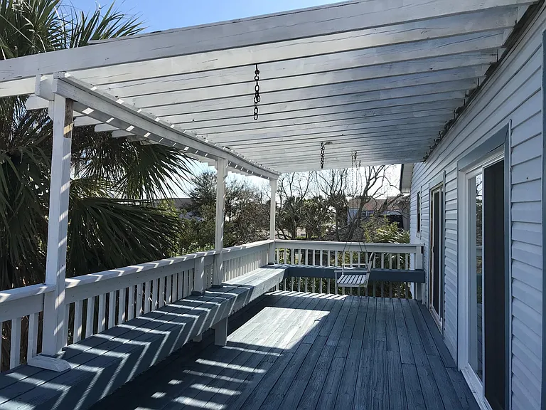 Feel the breeze from the front balcony