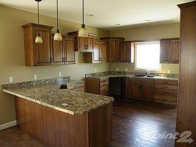 Kitchen with custom cabinets