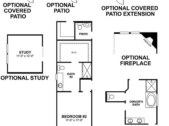 Balcones First Floor Options