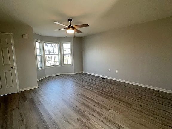 Living Room with bay window
