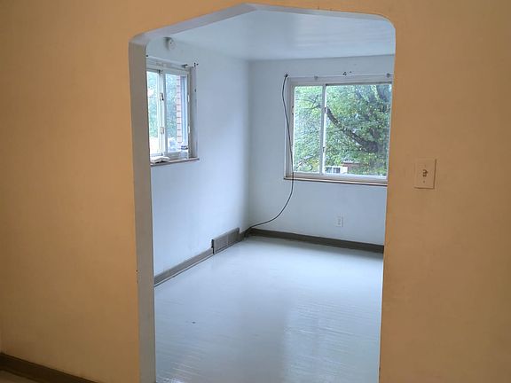 Dining room looking into living room