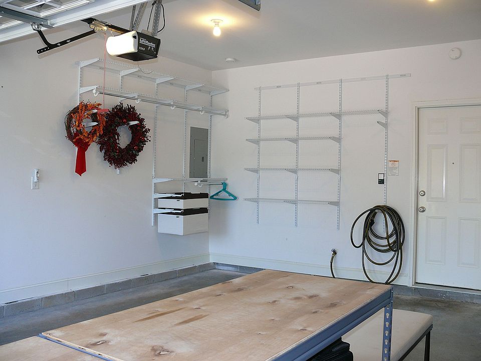 Shelved garage