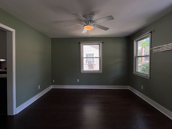 Looking into living room from bedroom one