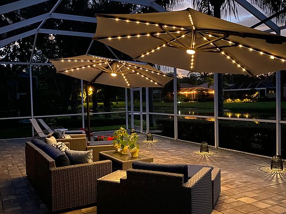 Evening on the lanai